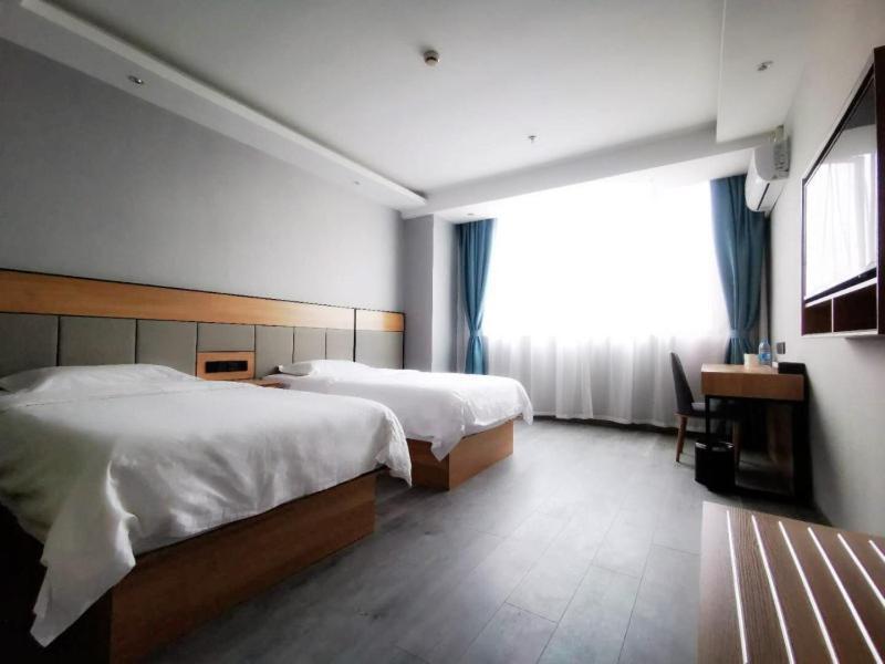 Greentree Inn Shanghai Songjiang University City New Songjiang Road Express Hotel Bagian luar foto